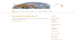 Desktop Screenshot of lombox.nl